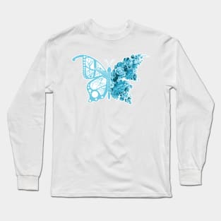 Floral Butterfly Long Sleeve T-Shirt